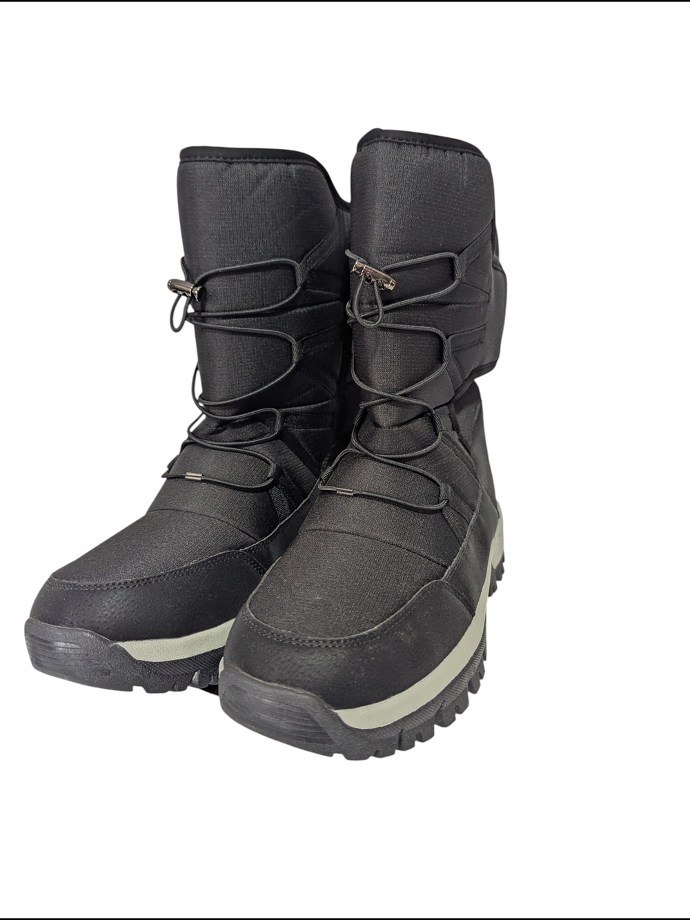 FrankMully UNISEX Winter Boots Warm ComfInsulated Black Winter Snow Boots